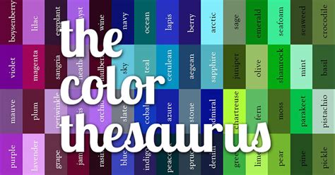 names of unusual colors|40+ Unique Color Names: Explore the World of Lesser.